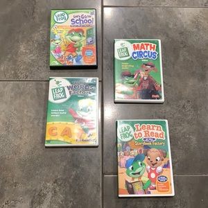 DVD leap frog four different learning DVD’s
